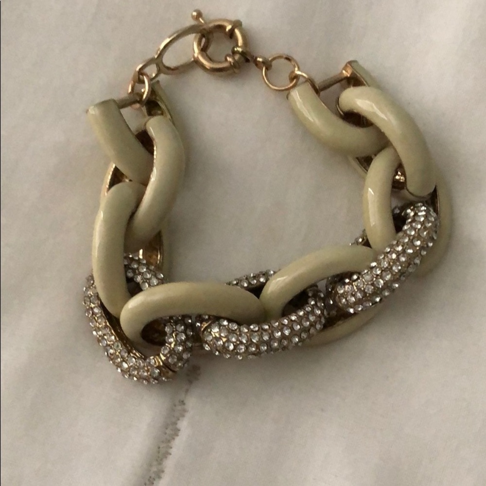 Jcrew bracelet with diamonds
